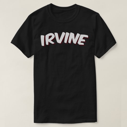 Irvine 1 t-shirt (Design voorkant)