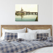 Irvine, Ayrshire, Schotland ingepakt canvas print (Insitu (Slaapkamer))