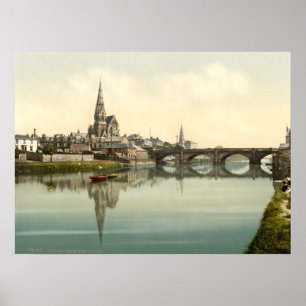 Irvine, Ayrshire, Schotland Poster