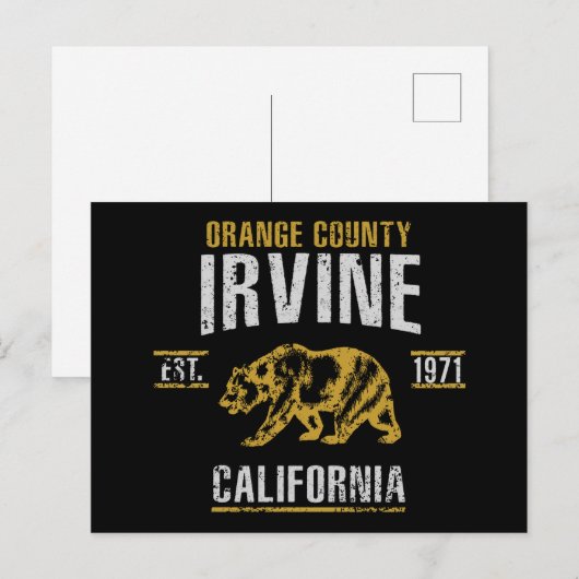 Irvine Briefkaart (Voorkant / Achterkant)