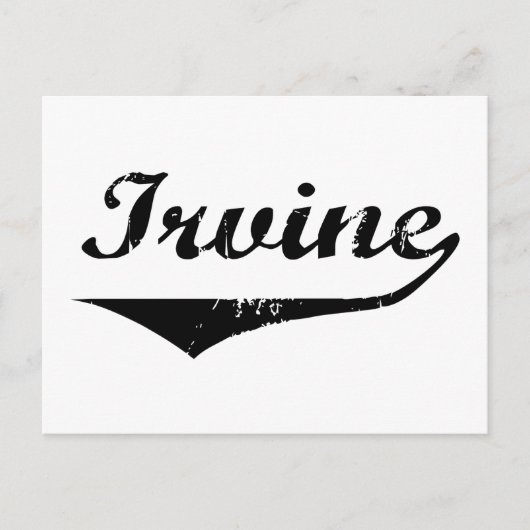 Irvine Briefkaart (Voorkant)