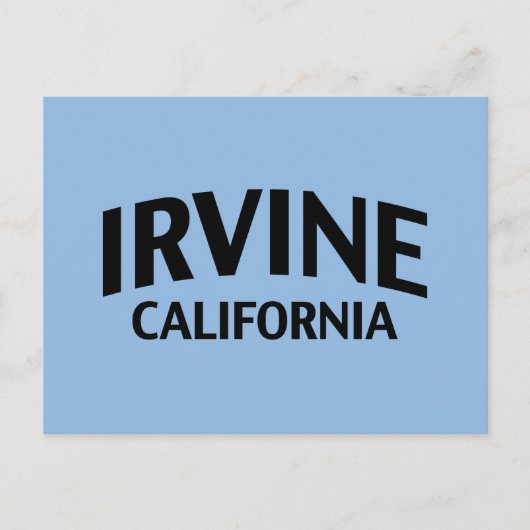 Irvine California Briefkaart (Voorkant)