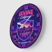 Irvine California Modern Skyline Grote Klok (Hoek)