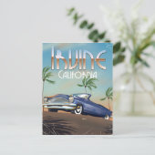 Irvine California Travel poster Briefkaart (Staand voorkant)