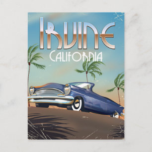 Irvine California Travel poster Briefkaart