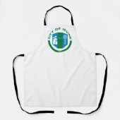 Irvine City flag Apron Schort (Voorkant)