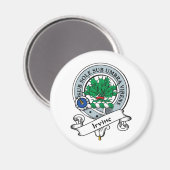 Irvine Clan Badge Magneet (Voorkant / Achterkant)