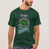 Irvine Clan Badge & Tartan T-shirt (Voorkant)