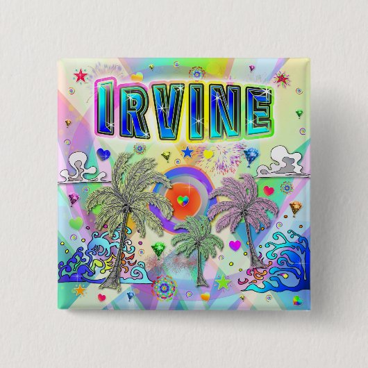Irvine Deep Dream Button (Voorkant)