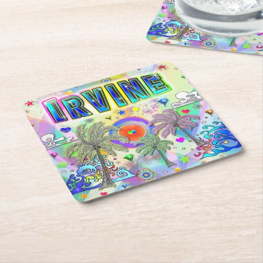 Irvine Deep Dream Onderzetter (Schuin)