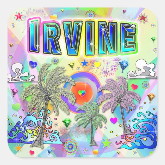Irvine Deep Dream Sticker (Voorkant)