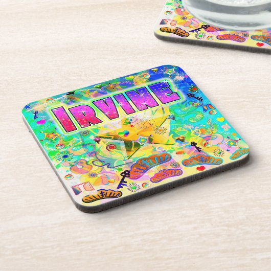 Irvine Epoch Hour Coaster Bier Onderzetter (Linkerzijde)