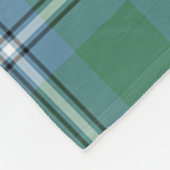 Irvine geruit fleece deken (Hoek)