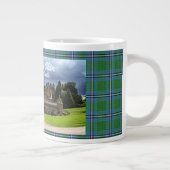 Irvine/Irving Clan's Drum Castle & Tartan Grote Koffiekop (Rechts)