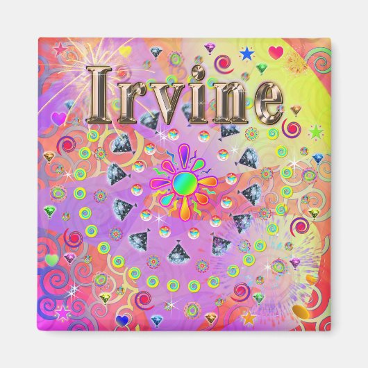 Irvine Lucky Golden Magnet (Voorkant)