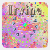 Irvine Lucky Golden Sticker (Voorkant)