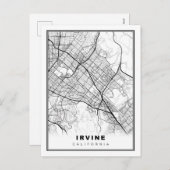 Irvine Map Feestdagenkaart (Voorkant / Achterkant)