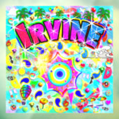 Irvine Mystic Dans Raamsticker (Vel 3)