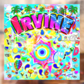 Irvine Mystic Dans Raamsticker (Vel 2)
