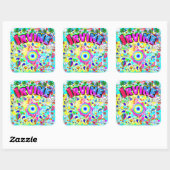 Irvine Mystic Dans Vierkante Sticker (Vel)