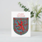 Irvine of Drum Tartan Scottish Pset Briefkaart (Staand voorkant)