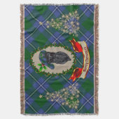 Irvine Scottie Dog Kerstmis Throw Blanket Deken (Voorkant Verticaal)