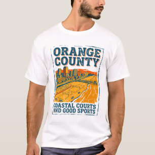 Irvine Skyline Pickleball Hustle And Dink T-shirt