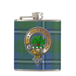 Irvine Tartan & Badge Heupfles
