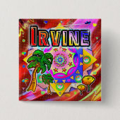 Irvine Tropical Friends Button (Voorkant)