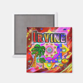 Irvine Tropical Friends Magnet (Voorkant / Achterkant)