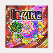 Irvine Tropical Friends Magnet (Voorkant)