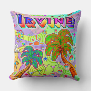 Irvine Vacation Target Pillow Kussen
