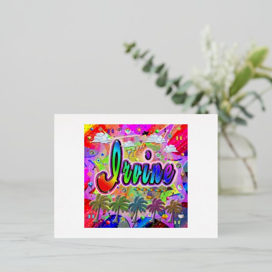 Irvine Vista Express Briefkaart (Staand Voorkant)