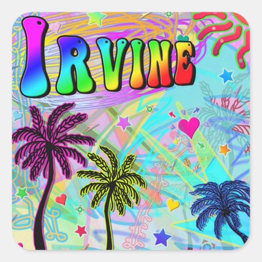 Irvine Vivid Romance Sticker (Voorkant)