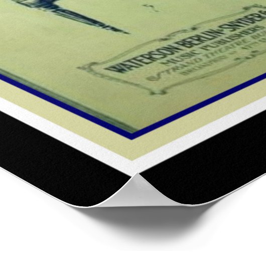 Irving Berlin "If you don't want My Peaches" 1914 Poster (Hoek)