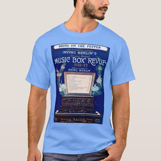  Irving Berlin Music Box Review 1922 T-shirt (Voorkant)