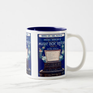 Irving Berlin Music Box Review 1922 Tweekleurige Koffiemok
