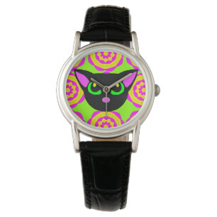 Irving Black Kat Horloge