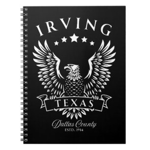 Irving Dallas County Texas Antieke Adelaar Notitieboek