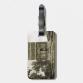 IRVING KANSAS POST KANTOOR FOTO MARSHALL COUNTY BAGAGELABEL (Achterkant verticaal)