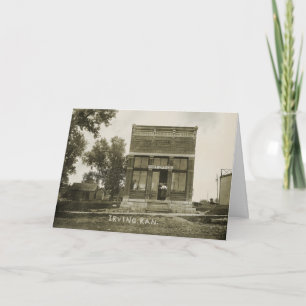 IRVING KANSAS POST KANTOOR FOTO MARSHALL COUNTY KAART