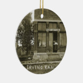 IRVING KANSAS POST KANTOOR FOTO MARSHALL COUNTY KERAMISCH ORNAMENT (Rechts)