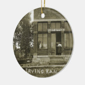 IRVING KANSAS POST KANTOOR FOTO MARSHALL COUNTY KERAMISCH ORNAMENT (Links)