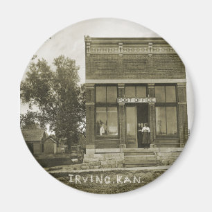 IRVING KANSAS POST KANTOOR FOTO MARSHALL COUNTY MAGNEET