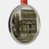 IRVING KANSAS POST KANTOOR FOTO MARSHALL COUNTY METALEN ORNAMENT (Rechts)