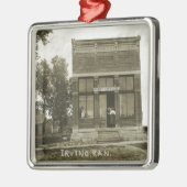 IRVING KANSAS POST KANTOOR FOTO MARSHALL COUNTY METALEN ORNAMENT (Links)