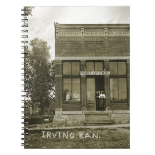 IRVING KANSAS POST KANTOOR FOTO MARSHALL COUNTY NOTITIEBOEK