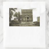 IRVING KANSAS POST KANTOOR FOTO MARSHALL COUNTY RECHTHOEKIGE STICKER (Tas)