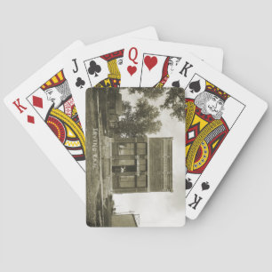 IRVING KANSAS POST KANTOOR FOTO MARSHALL COUNTY SPEELKAARTEN