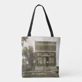 IRVING KANSAS POST KANTOOR FOTO MARSHALL COUNTY TOTE BAG (Achterkant)